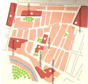Mapa Ciudad Ducal Gandia